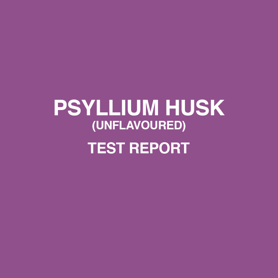Psylium Husk Unflavoured test report - HealthyHey
