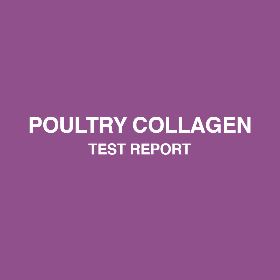 Poultry Collagen test report - HealthyHey