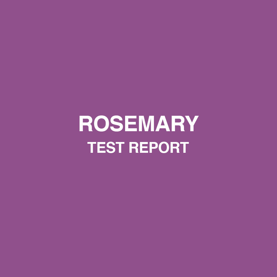 Rosemary Leaf Extract test report - HealthyHey