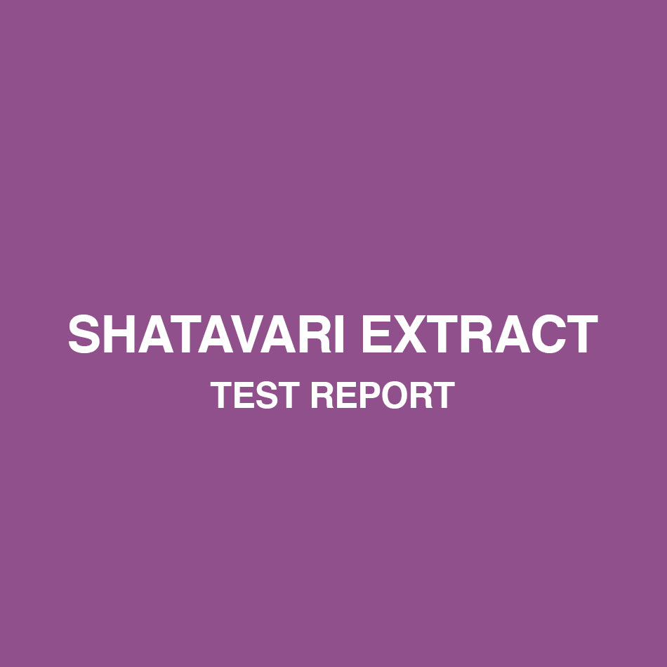 Shatavari test report - HealthyHey