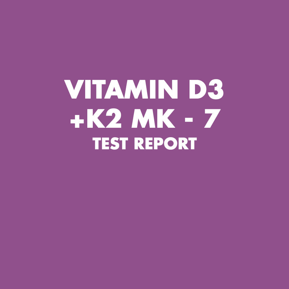 Vitamin D3 +K2 MK -7 test report - HealthyHey