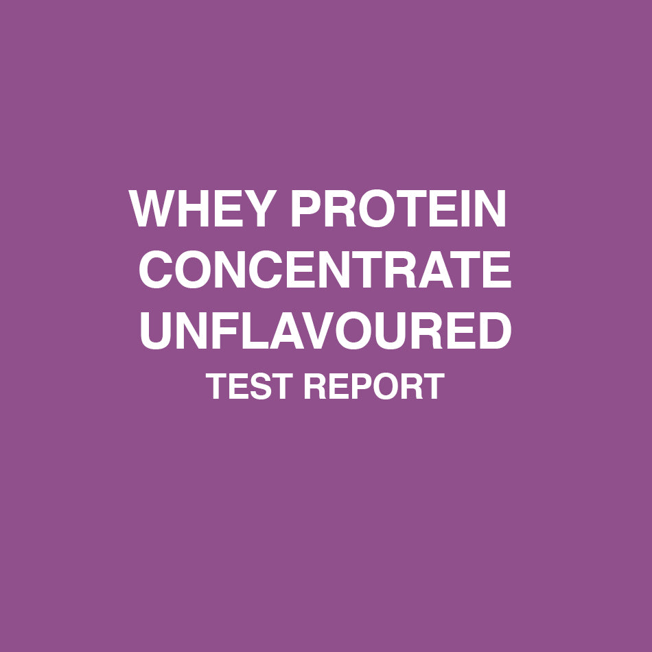 Whey Protein Concentrate unflavored test report - HealthyHey