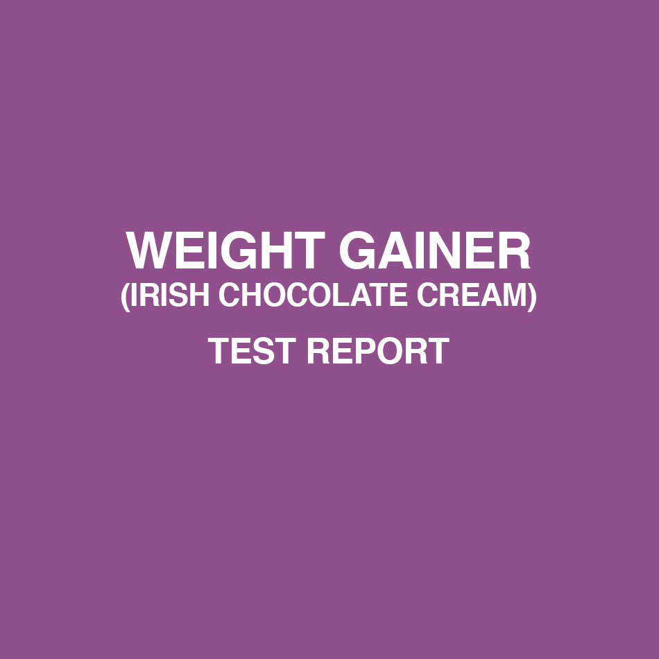 Weight Gainer Irish chocolate cream test report - HealthyHey