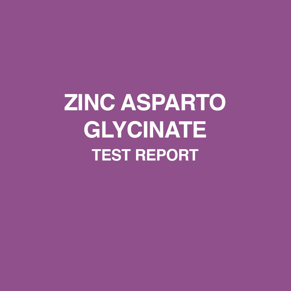 Zinc Aspato Glycinate test report - HealthyHey