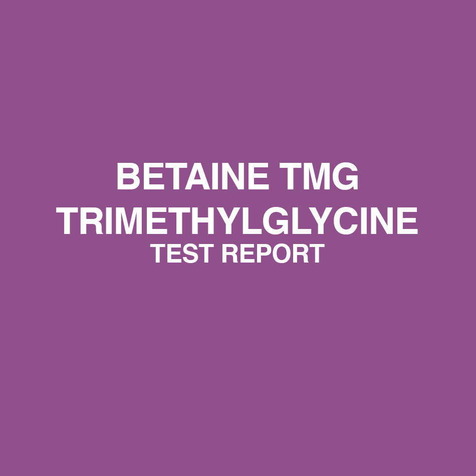 Betaine TMG test report - HealthyHey