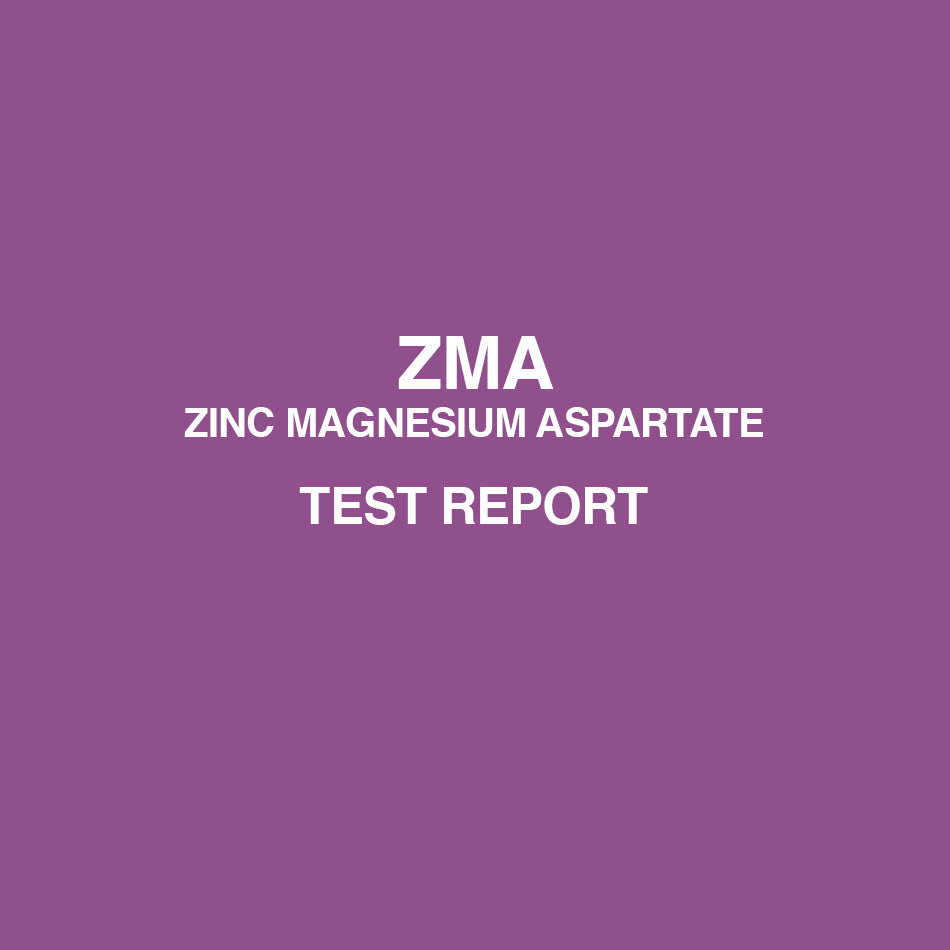 ZMA Zinc Magnesium Aspartate test report HealthyHey