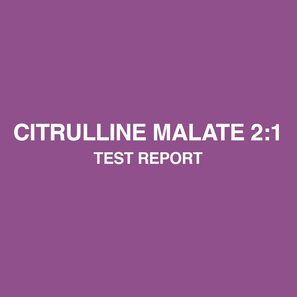 Citrulline malate test report - HealthyHey