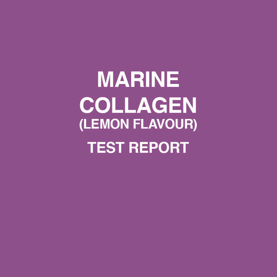 Marine collagen Lemon flavour test report- HealthyHey