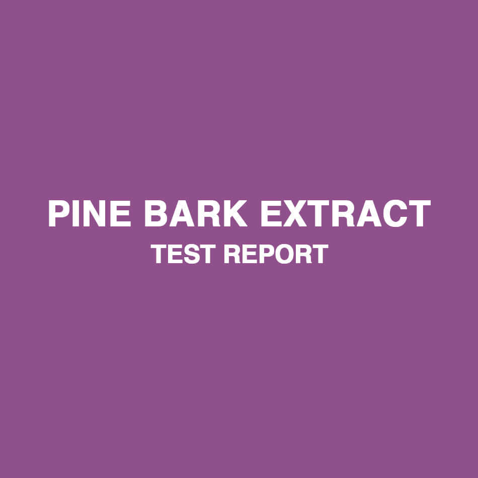 Pine Bark Extract test report - HealthyHey