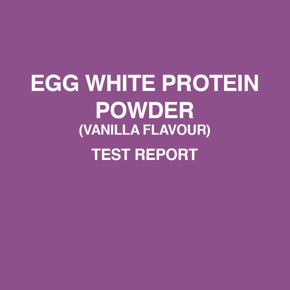 Egg White Protein Vanilla test report - HealthyHey