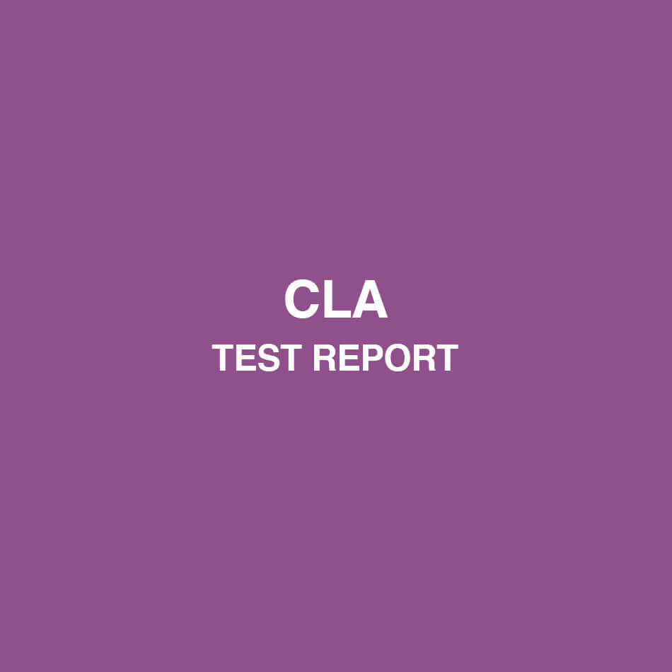 CLA Conjugated Linoleic Acid test report - HealthyHey