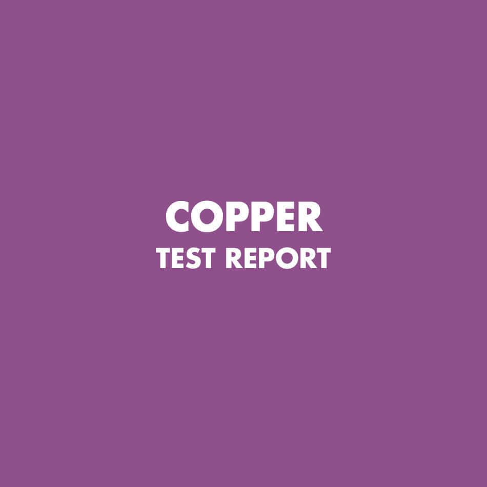 Copper Gluconate test report - HealthyHey