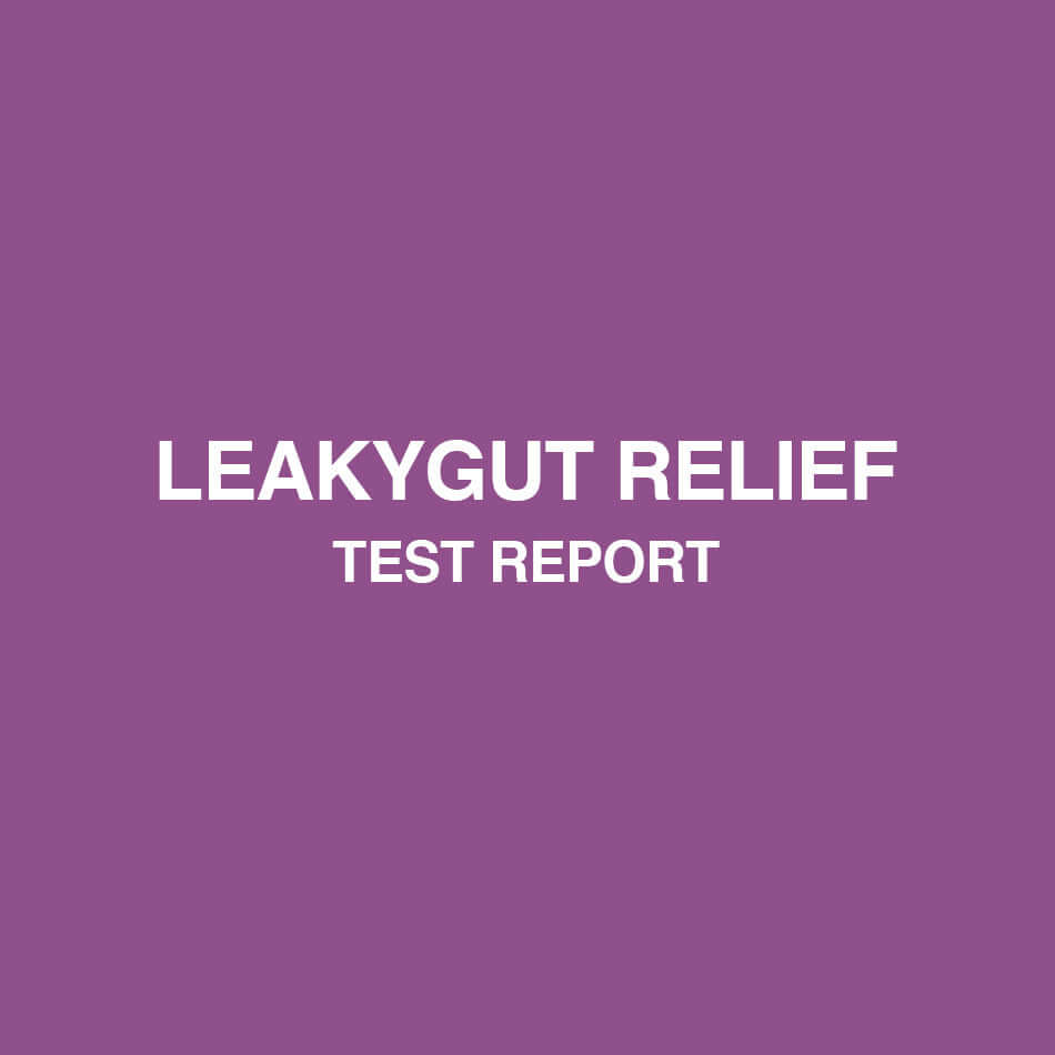 Leakygut relief test report - HealthyHey
