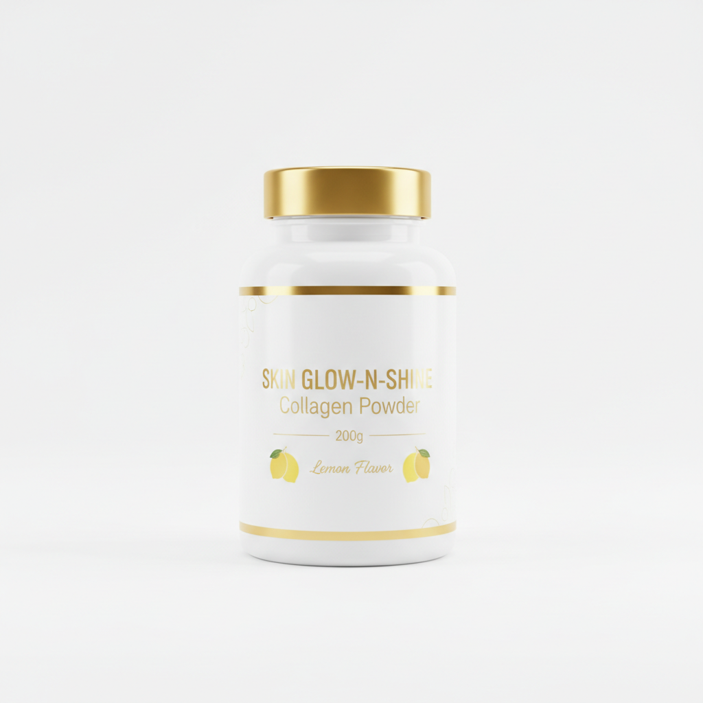 Informative Productive information Glow-N-Shine Collagen Powder Lemon 200 gm