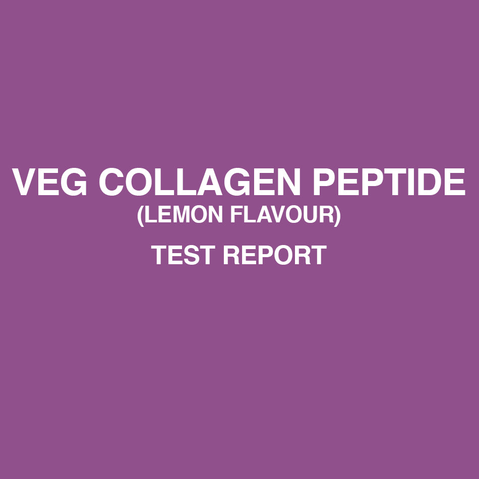 Veg Collagen Peptide Lemon Flavour test report - HealthyHey