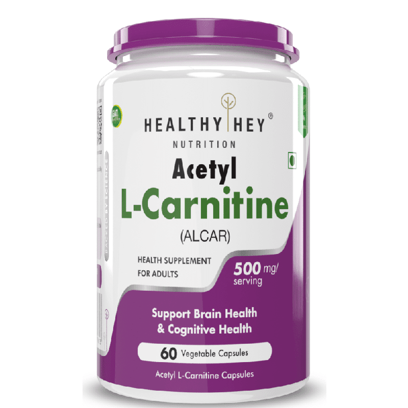 Acetyl L-Carnitine (ALCAR)- Support Brain & Cognitive Health - 60 Veg Capsules