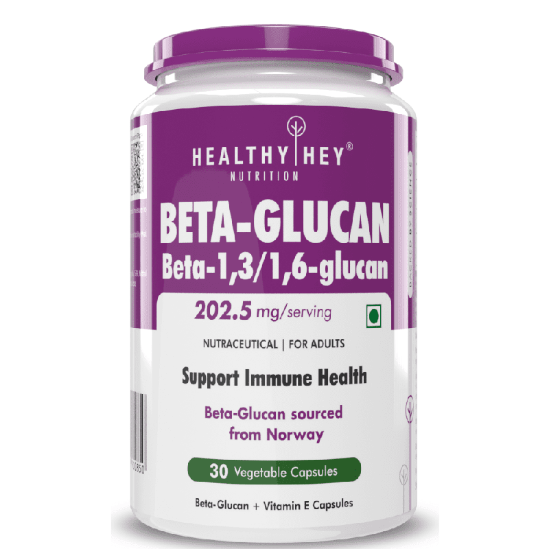 Beta-Glucan Beta-1,3/1,6-glucan - Immunity Enhancer-30 Veg. Capsules