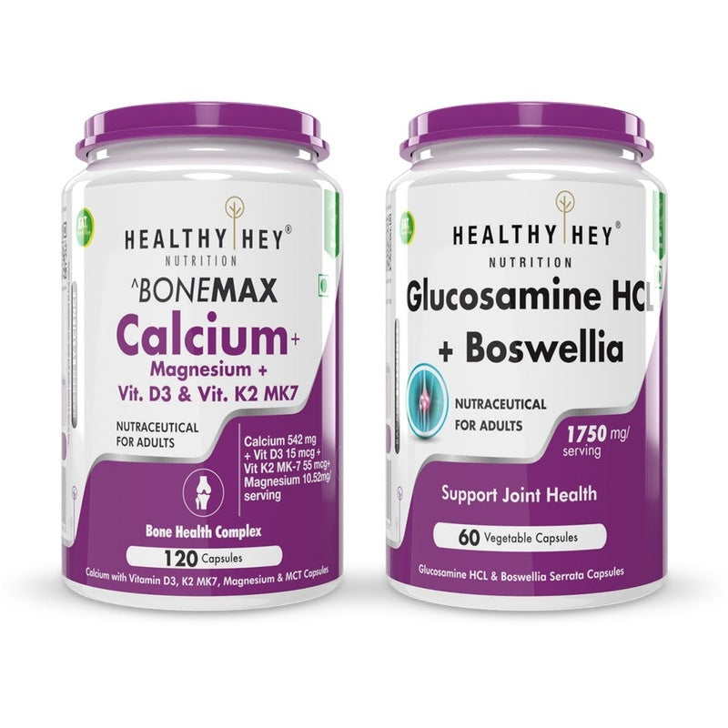 Joint & Bone Boost Combo With Bonemax & Glucosamine HCL + Boswellia