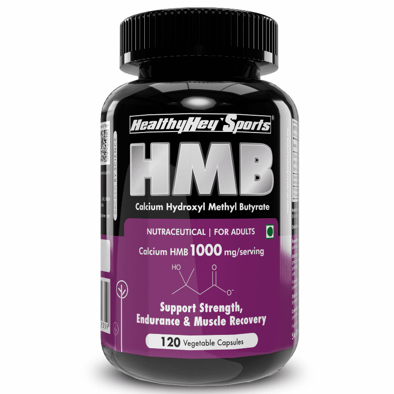 HMB, Support Strength, Endurance & Muscle recovery Calcium Hydroxyl Methyl Butyrate 120 Veg Capsules