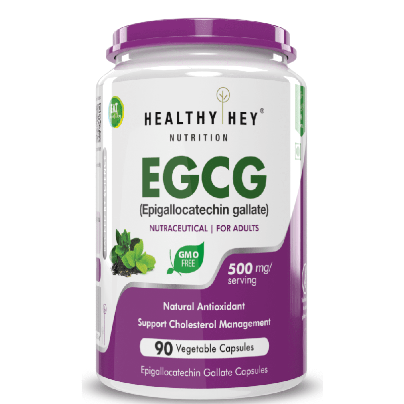 EGCG from Green Tea Extract, Natural Antioxidant supports cholesterol management - EGCG -90 Veg. Capsules