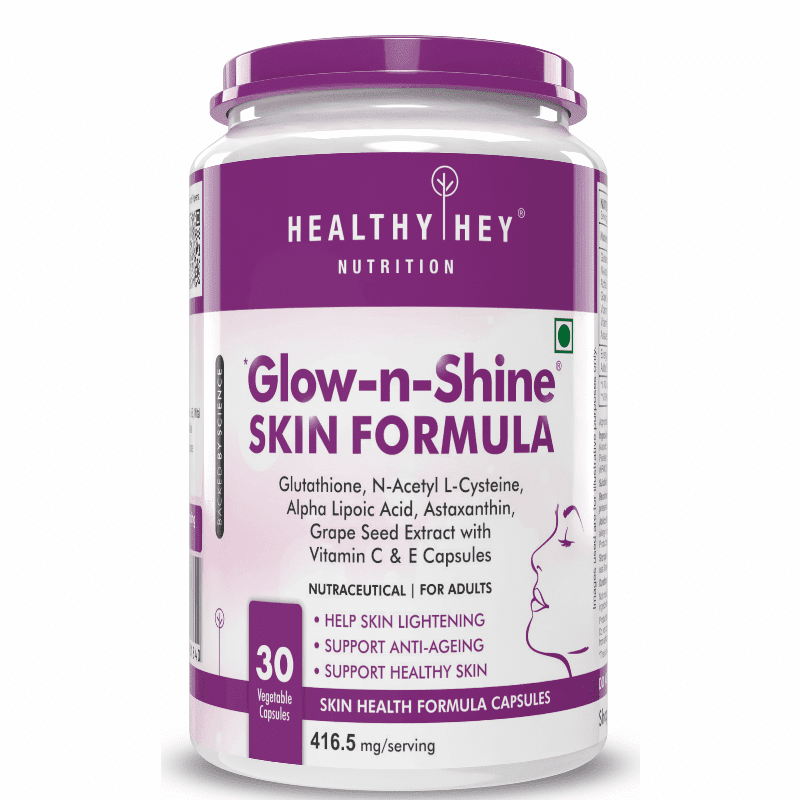 Glow-n-Shine| Skin Health Formula | 30 Vegetable Capsules