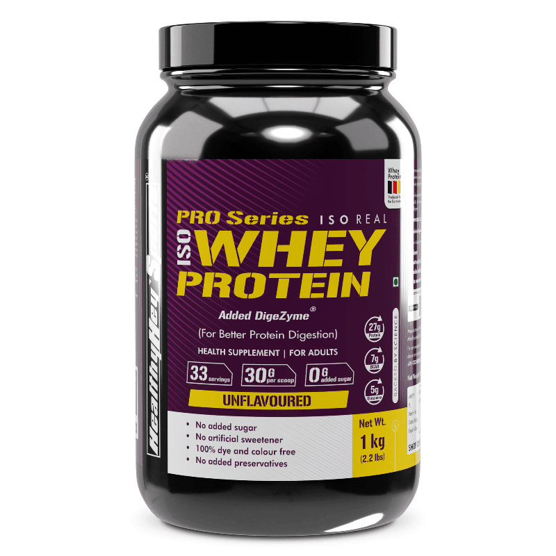 ISO Whey Protein - ISOReal - Sourced from Germany - 90% Protein