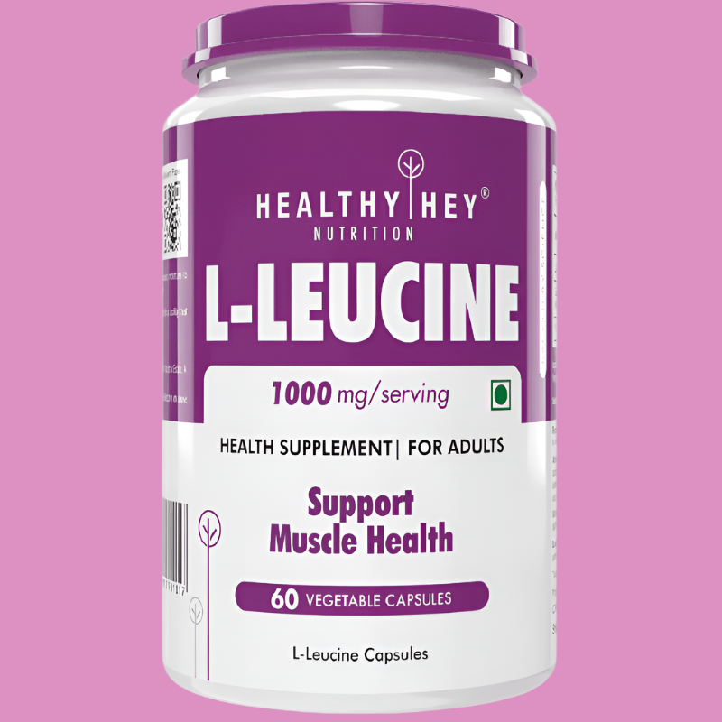 L-Leucine 1000mg | Muscle Building & Strengthening | 60 Veg Capsules