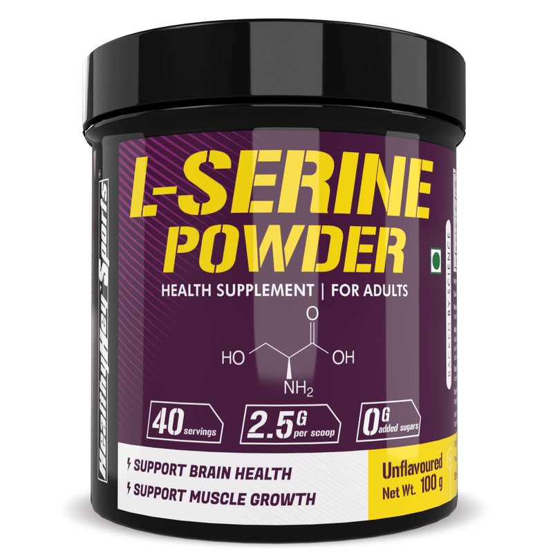 L-Serine Powder, Support Brain Health - 100g - Unflavoured