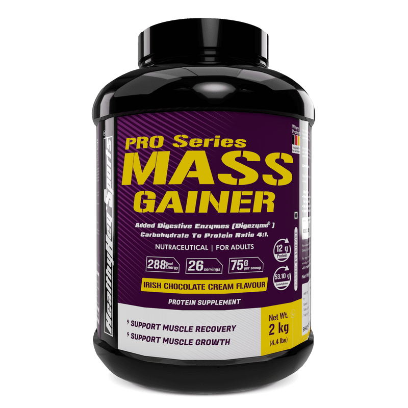 Mass Weight Gainer Protein Powder, Irish Chocolate Cream, 2 KG (Pro-Series) (Irish Chocolate)