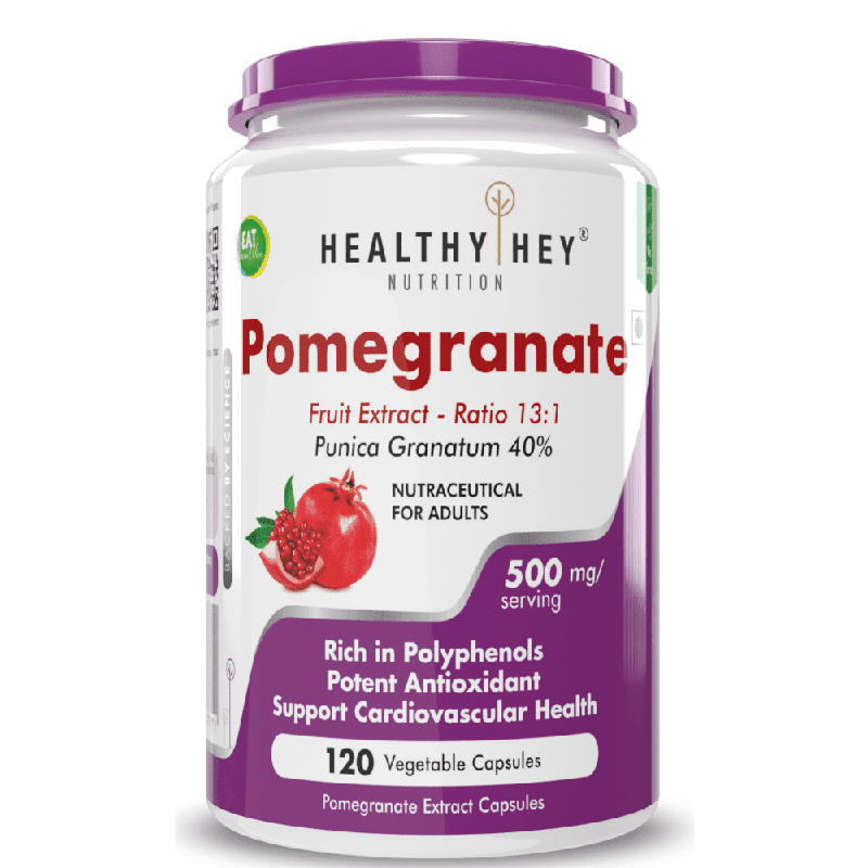 Pomegranate Fruit Extract, Support Cardiovascular Health 120 Veg Capsules