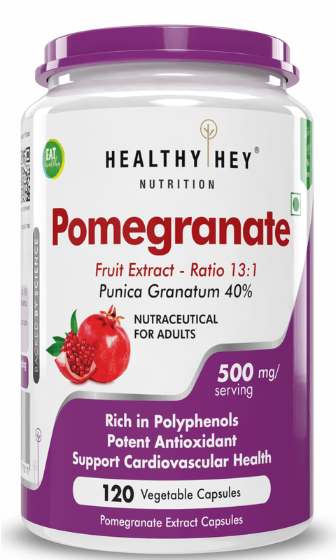 Pomegranate Fruit Extract, Support Cardiovascular Health 120 Veg Capsules