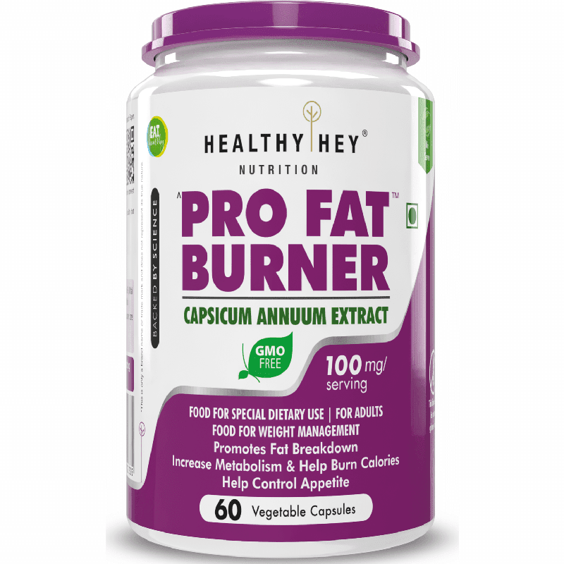 Thermogenic Fat Burner - Premium Weight Loss Supplement with Capsicum Extract - 60 Natural Veggie Diet Pills