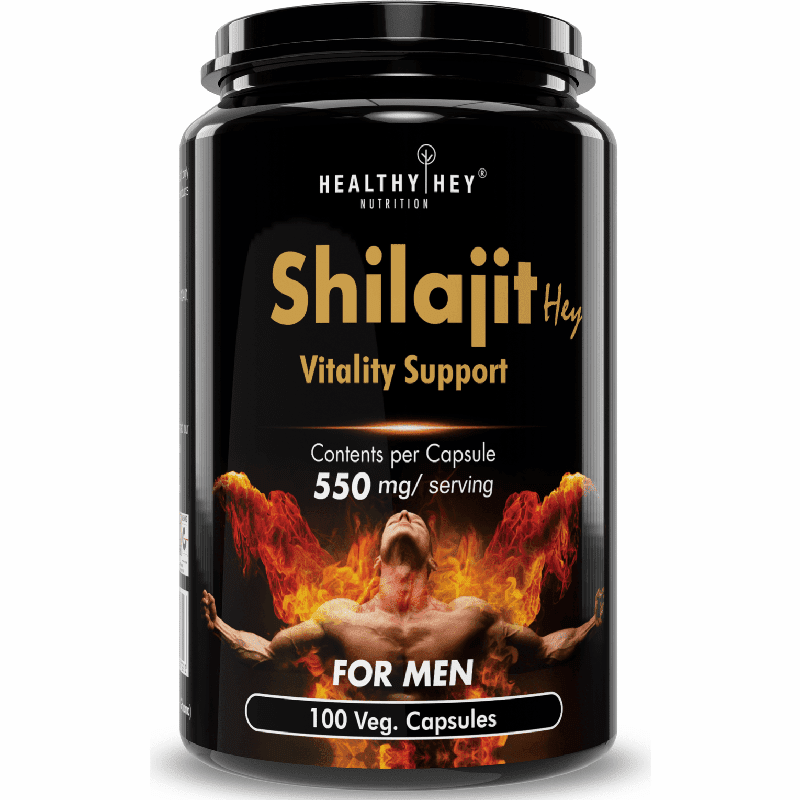 Shilajit | Helps Boost Stamina | with Safed Musli, Tribulus and Ashwagandha 100 Vegetable Capsules