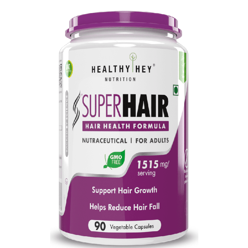 SuperHair, Supports Hair Growth Health Formula 90 Veg Capsules