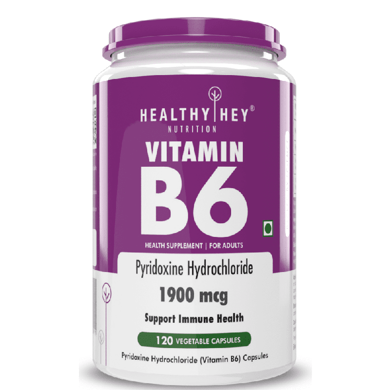 Vitamin B6,Support Immune Health - 120 Veg. Capsules