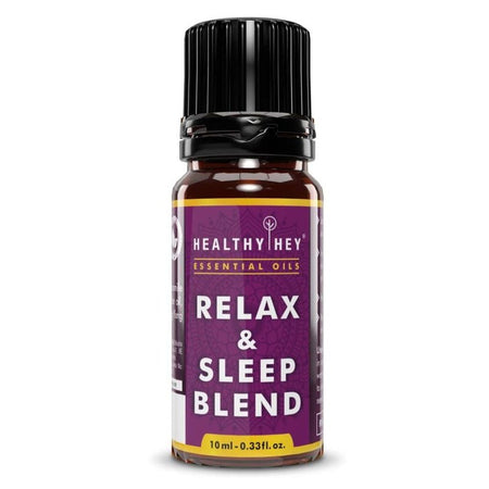 Essential Oils - 100% PureTherapeutic Grade Relax and Sleep Blend Oil- 10ml - HealthyHey Nutrition