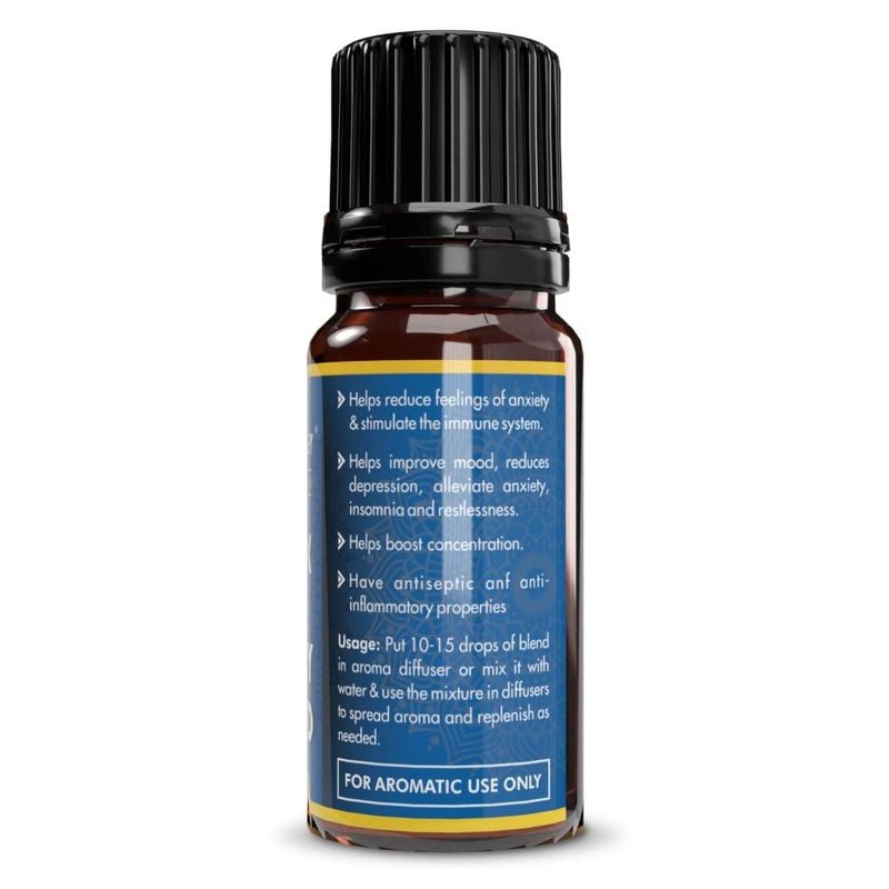 HealthyHey Essential Oils - 100% PureTherapeutic Work & Study Blend Oil- 10ml - HealthyHey Nutrition