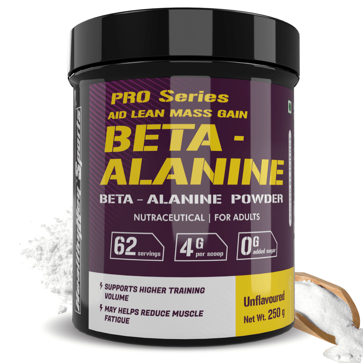 HealthyHey Nutrition Capsule 250 gram Beta-Alanine Powder,Energy Management for Endurance - Pro-series