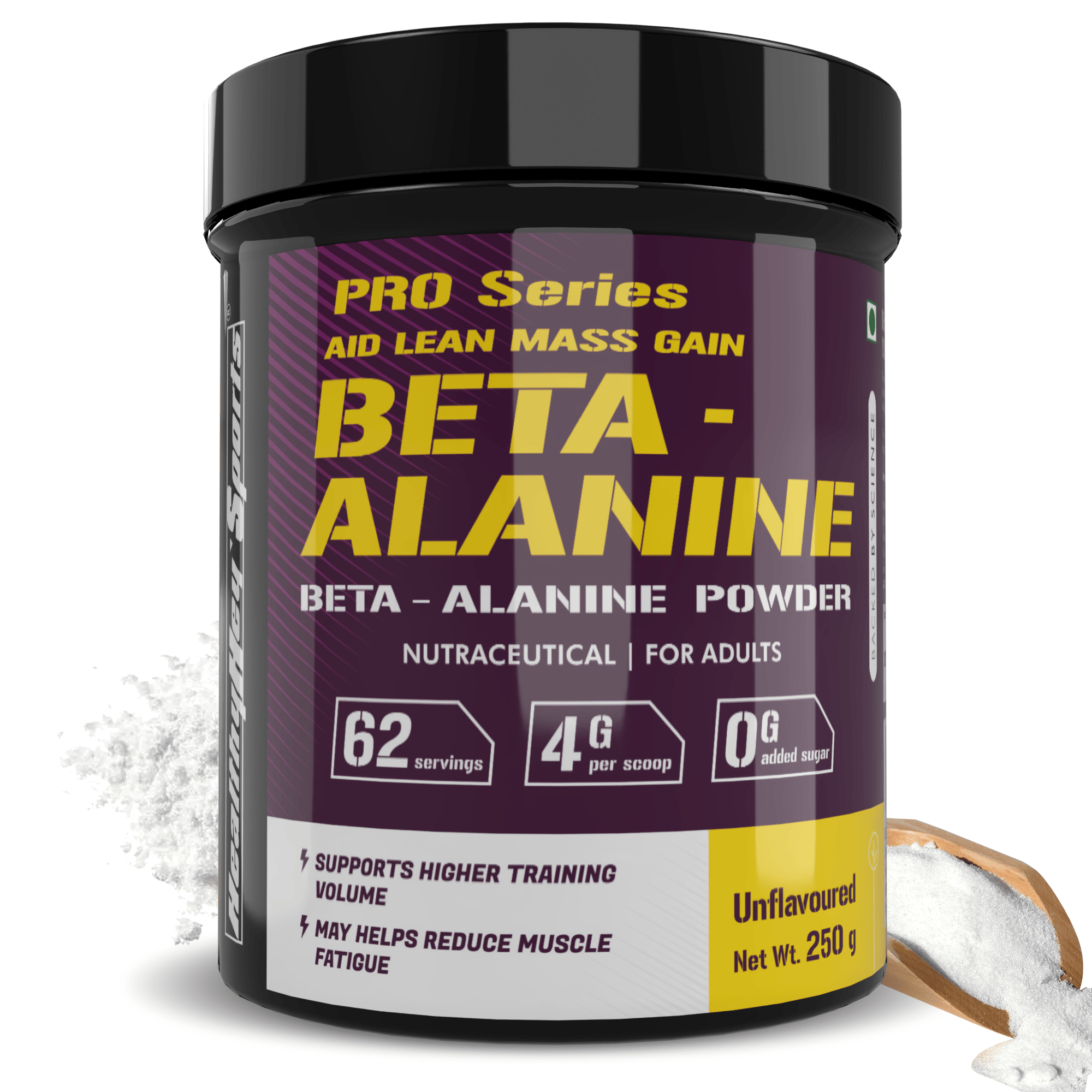 HealthyHey Nutrition Capsule 250 gram Beta-Alanine Powder,Energy Management for Endurance - Pro-series