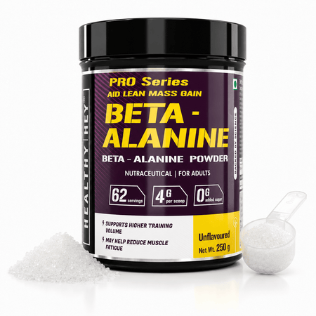 HealthyHey Nutrition Capsule 250 gram Beta-Alanine Powder,Energy Management for Endurance - Pro-series