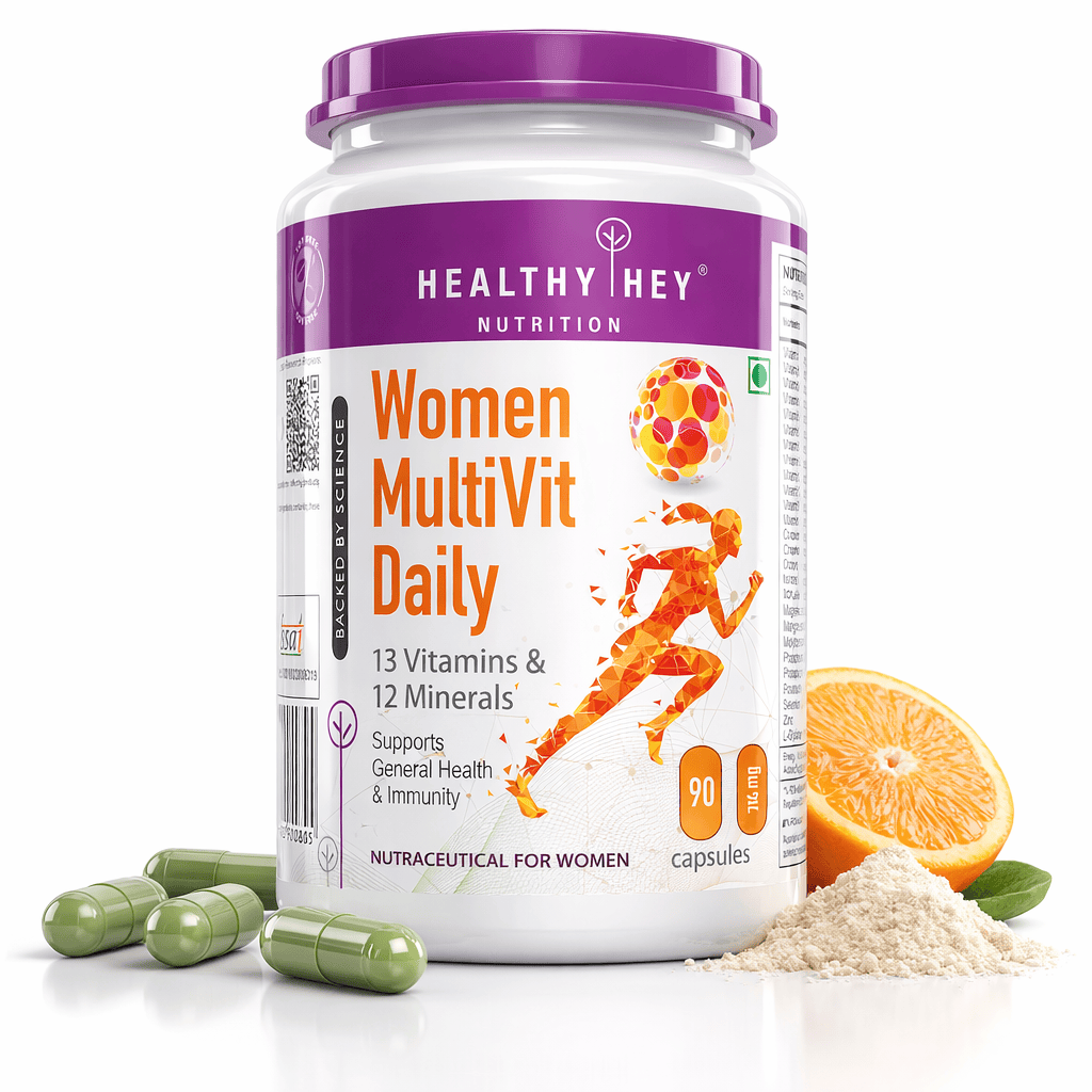 MultiVitamin for Women, Supports General Health &amp; Immunity - Multi-Vit Daily - 13 Vitamins &amp; 12 Minerals - 90