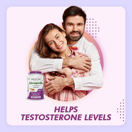 HealthyHey Nutrition Capsule Ashwagandha Extract Capsules | 100% Natural Rejuvenating Formula - Promotes Mind & Body Wellness - 120 Capsules