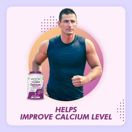 HealthyHey Nutrition Capsule BoneMax Calcium with Magnesium, Bone Health Complex Vitamin D3 & Vitamin K2- Mk7 - BoneMax