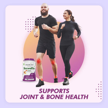 HealthyHey Nutrition Capsule Boswellia Serrata Extract, Support Joint Health -120 Veg Capsules