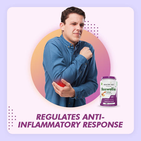 HealthyHey Nutrition Capsule Boswellia Serrata Extract, Support Joint Health -120 Veg Capsules