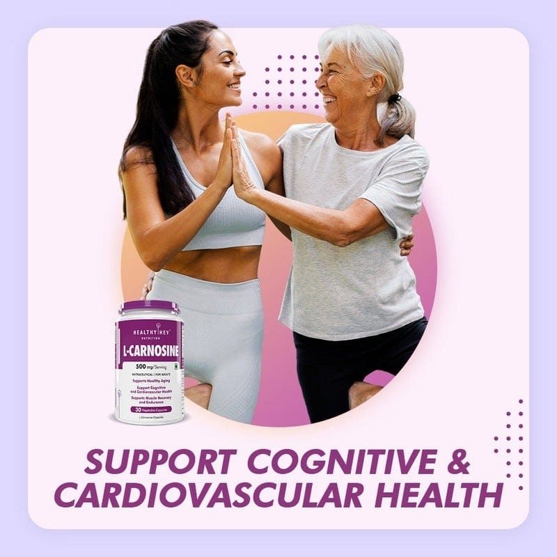 Buy L-Carnosine, Supports Healthy Aging 30 vegetable capsules
