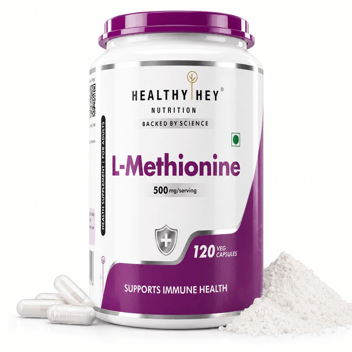 L-Methionine, Antioxidant support & Immune Health Free Form Pure Cryst – HealthyHey