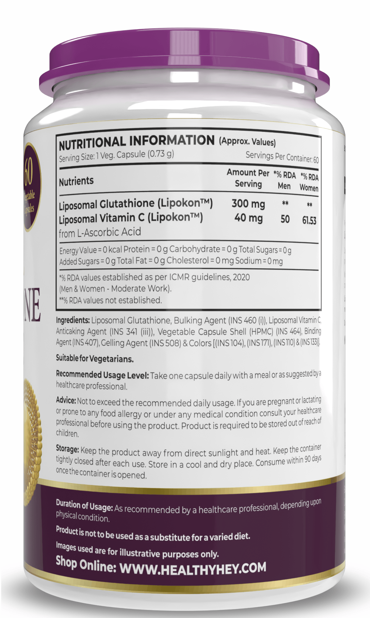 l glutathione plus vitamin c capsule Liposomal — Skin Radiance Sea-licious® - Omega-3 High