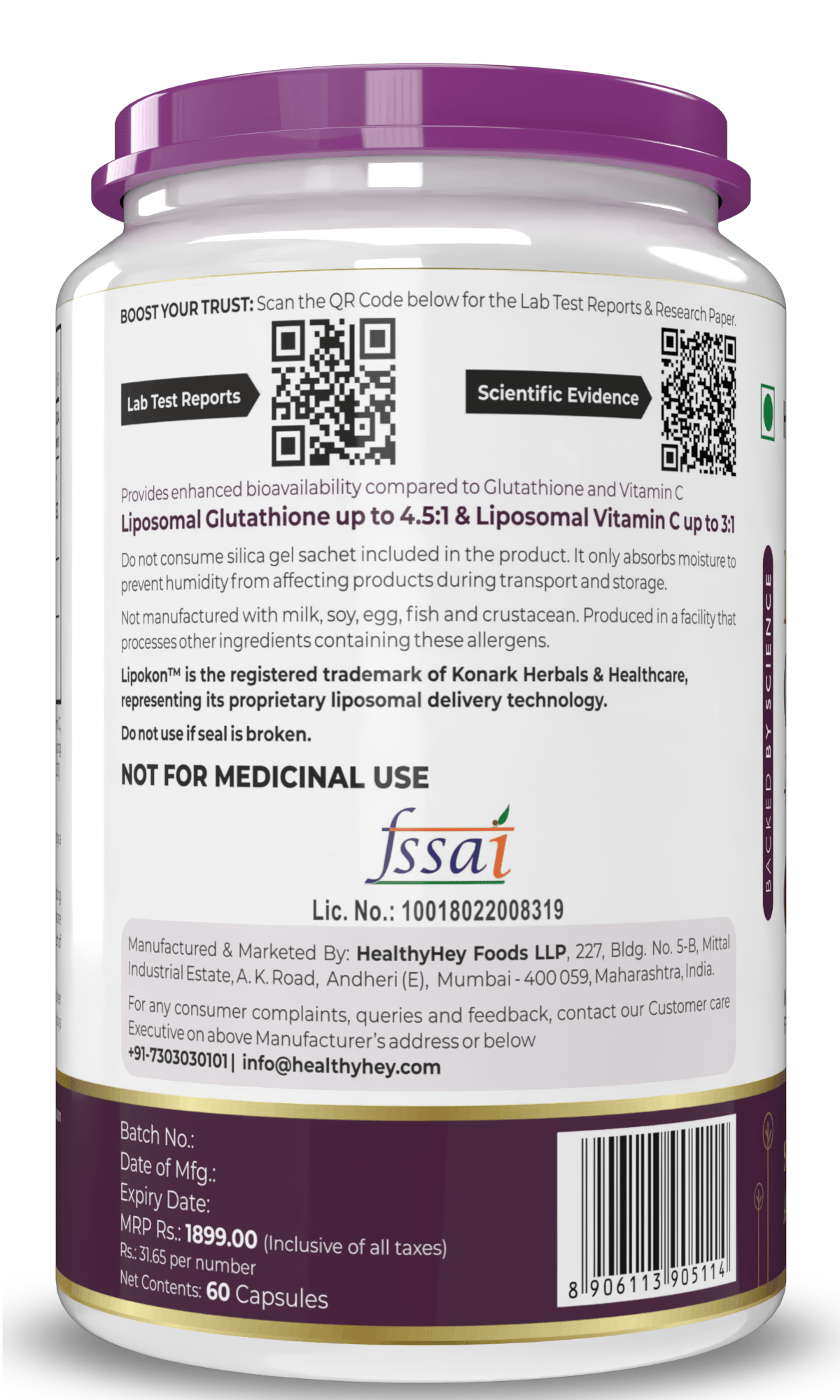 Liposomal Glutathione Vitamin C — Skin Radiance