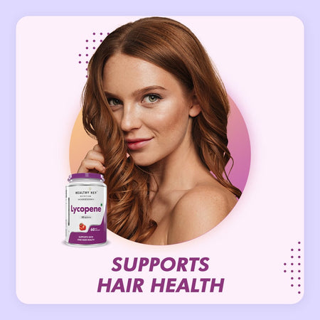 HealthyHey Nutrition Capsule Lycopene, Support skin & hair health 60 Veg Capsules